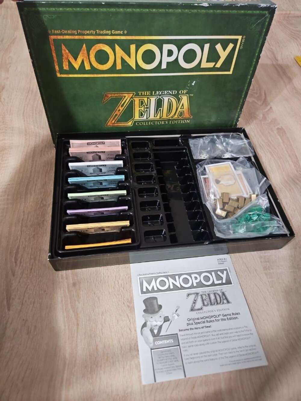 Monopoly Legend Of Zelda Collectors Edition Board Game 2017 Complete